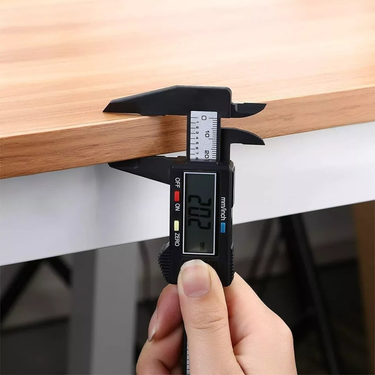 Digital Caliper Electronic Ruler Gauge Measuring Vernier DIY Handy Tool